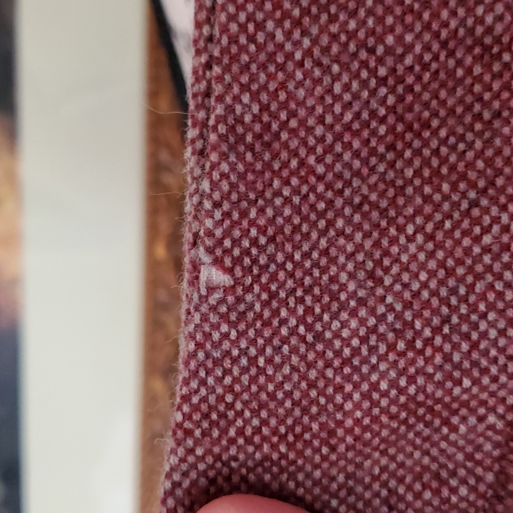 Brooks Brothers, wine colored pencil skirt - Picture 3 of 8